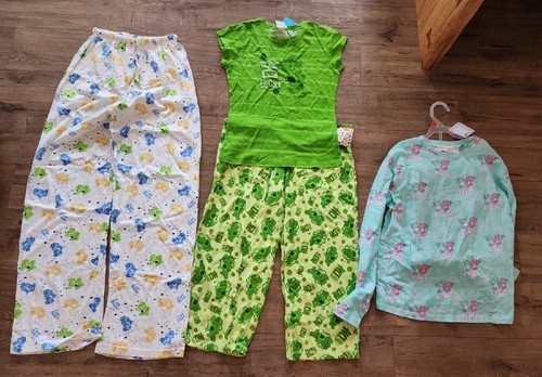NWT Care Bears Womens Pajama Pants 80's  Large NEW
