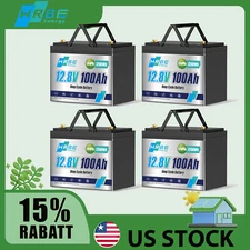 12V 100Ah 200Ah 300Ah Lithium LiFePO4 Battery 24V/36V/48V Deep Cycle For RV Home