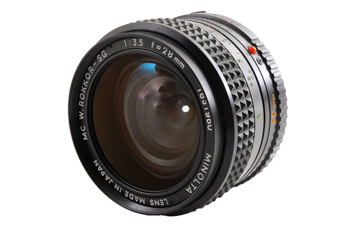 Lentes de cámara f/3.5 Konica Minolta 28mm Focal
