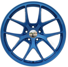 19x8.5 Blue Rims 5x112 Set Of 4 Fits Volkswagen Golf Gti Jetta Passat Arteon 19x8.5 Blue Rims 5x112 Set Of 4 Fits Volkswagen Golf Gti Jetta Passat Arteon
