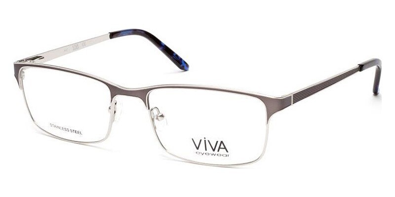 Оправа для очков VIVA Eyewear VV4032 009 Серебристо-голубая пластиковая 54-18-145 RX 15890₽