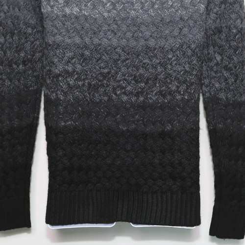 Woven Knit Long Sleeve Sweater 