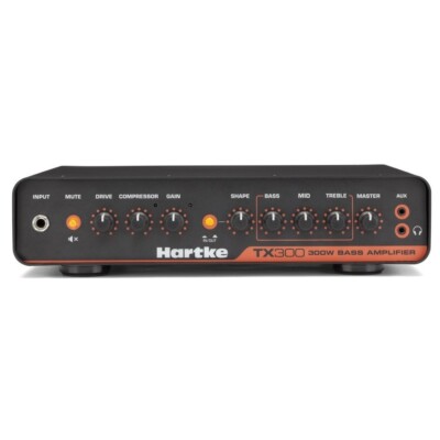HARTKE TX300 Compact Lightweight 300w Class D Pre-Amp Bass Amplifier