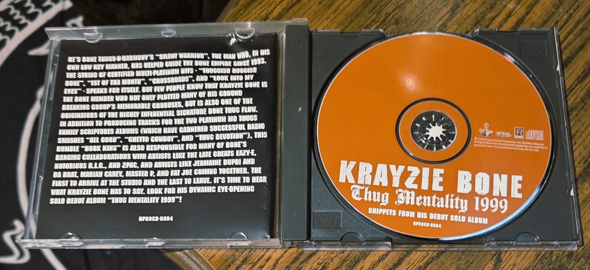 Thug Mentality 1999 by Krayzie Bone (Snippet Sampler Promo CD 1999
