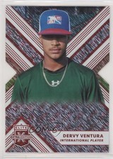 2018 Panini Elite Extra Edition Status Red Die-Cut /99 Dervy Ventura #196 he4