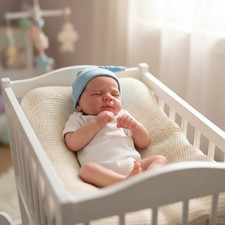 18-Inch Baby Pascale Doll - Lifelike Reborn with Pacifier & Birth Certificate