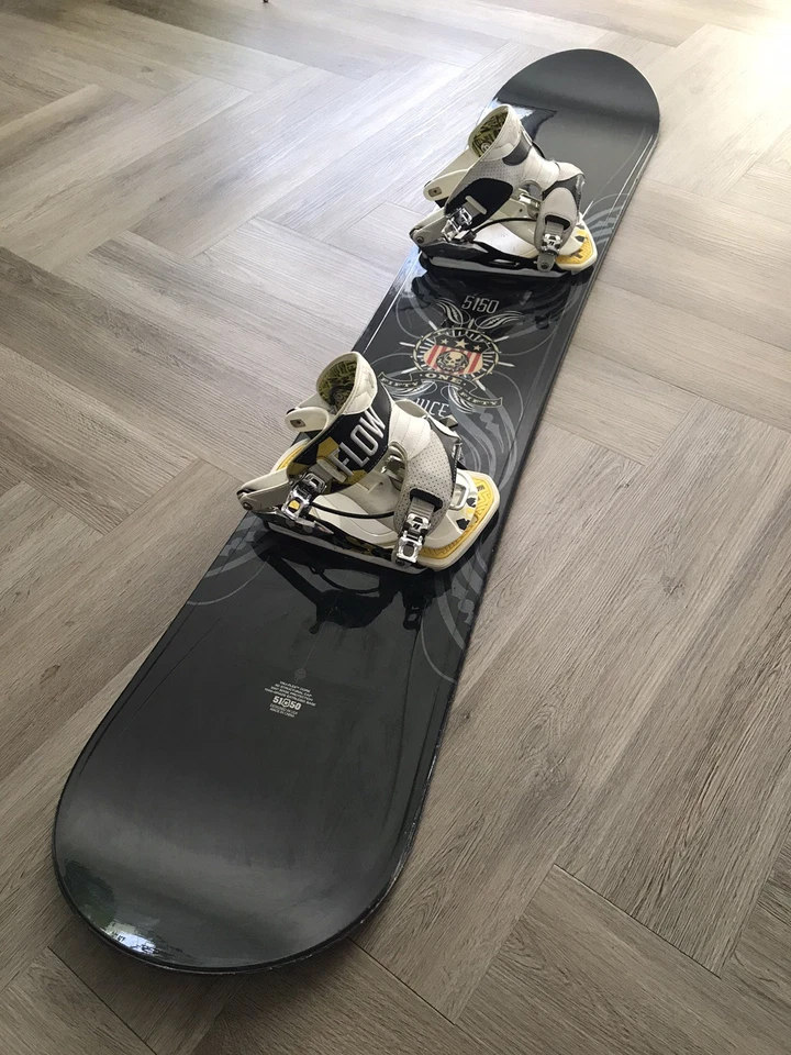 Snowboard 5150 Vice Wide 160 cm para hombre con fijaciones traseras XL Flow NXT AT Foto 2 de 4