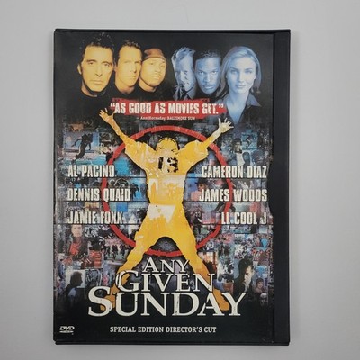 Any Given Sunday (DVD) 1999 Al Pacino,  Oliver Stone Film (Very Good)