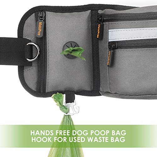 Dog Pouch with Built-in Poop Bag Dispenser, Dog Training Bag, Water Bottle - Picture 6 of 6
