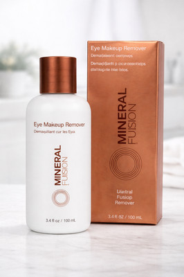 Mineral Fusion - Eye Makeup Remover 3.4 oz   Gentle Natural Nourishing Gel   New