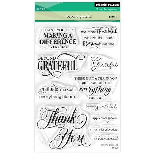 Penny Black Clear Stamps - Beyond Grateful 31-229