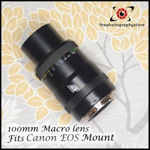 Canon EOS fit True 1:2  Macro Cosina 100mm F3.5 Auto Focus Lens  - close ups