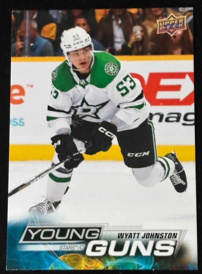Wyatt Johnston 2022-23 Upper Deck Series 2 Young Guns JUMBO SIZE Rookie #459