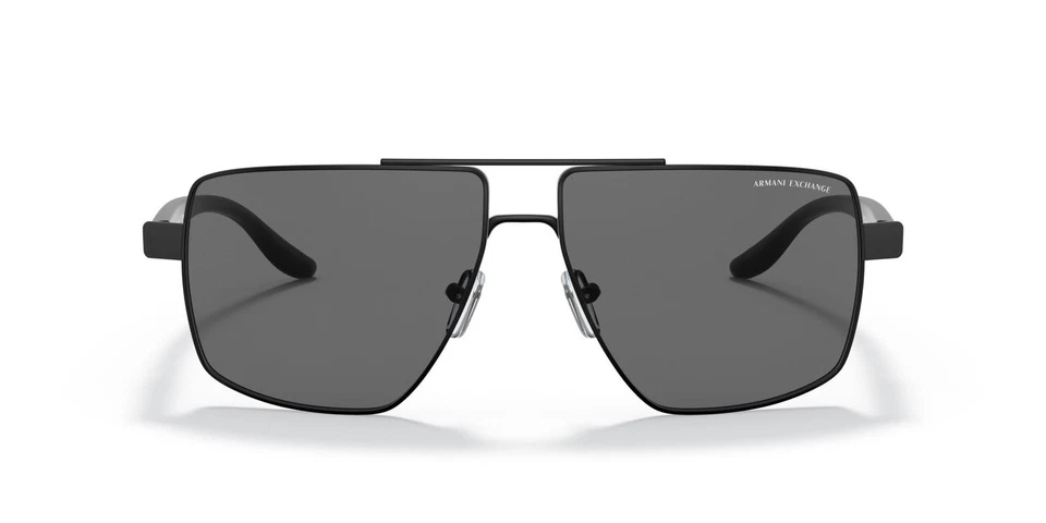 Gafas de sol polarizadas cuadradas de 60 mm Armani Exchange AX2037S 600081 para hombre Foto 3 de 4