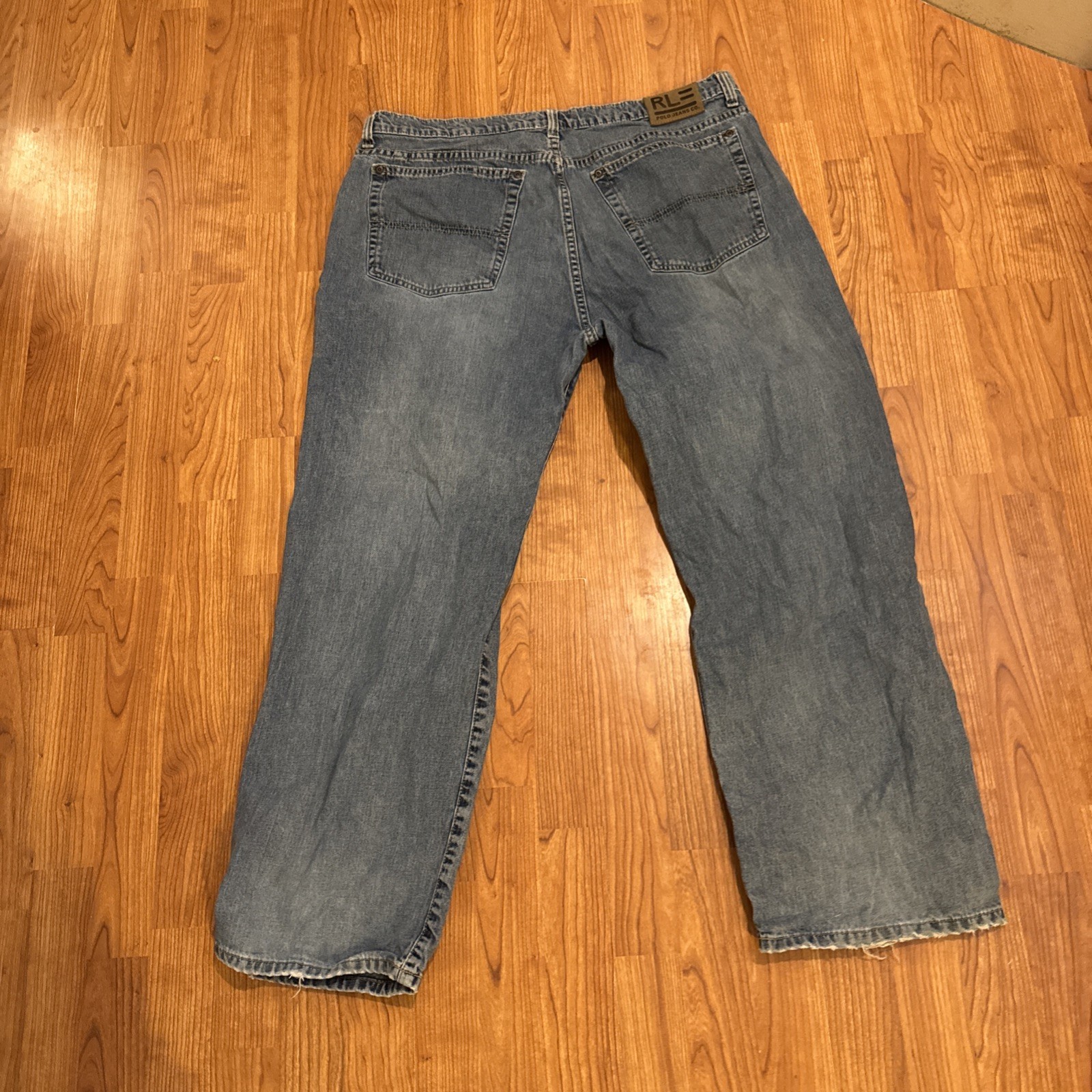 Ralph Lauren Polo Jeans Co Mens 38x32 Relaxed Straight Leg Hayden Jeans thumbnail 6