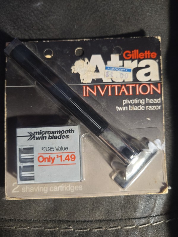 Vintage gillette Atra Invitation (Unopened/New)