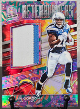 Melvin Gordon III 2019 Panini Spectra Afterburners Relic Psychedelic /5 AB-9