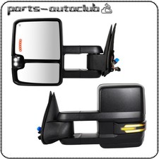Tow Mirrors For 2003-2006 Chevy Silverado Gmc Sierra Power Heated Signal Light