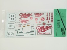 jnj Bobby Hillin Jr #8 Miller Buick 1989 decal 1/25 1/24