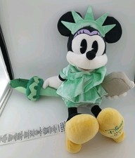 Exclusive Disney Store New York Minnie Mouse Statue of Liberty Plush 13" mint 