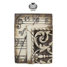 Sid Dickens T-04 MUSIC WITH MOULDING 8 x6  1998 Memory Block Retired 2010