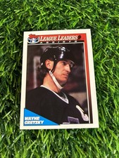 1991-92 Topps Hockey Assist League Leaders #224 Wayne Gretzky H4