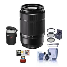 Fujifilm XC 50-230mm f/4.5-6.7 OIS II Lens, Black w/Filter Kit, Mac Software Kit