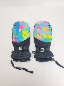 Roxy Jetty Girl Youth Colorful Waterproof Ski Snow Mittens Gloves Medium 10-12