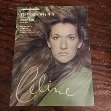 That's The Way it is Sheet Music, Celine Dion , by Martin/Lundin/Carlsson 1999
