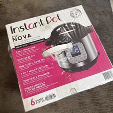 BRAND NEW -  Instant Pot DUONOVA 6qt 7-in-1 Slow Pressure Cooker - SEALED IN BOX