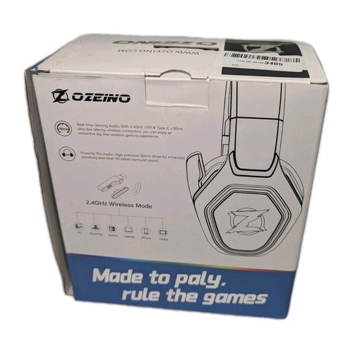 Ozeino Wireless Gaming Headset with Microphone 2.4G Type C Transmitter 40h - Picture 11 of 12