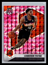 2020-21 Panini Mosaic #140 Cameron Payne Mosaic Camo Pink