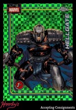 2026 Topps Chrome Marvel Green X-Fractor #124 Hellgate 54/99