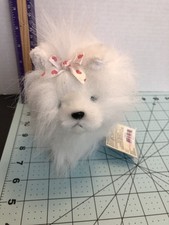 Webkinz Lil  Kinz Yorkie White/Pink Plush By Ganz NWT Unused Code HS070