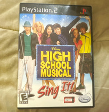 Disney High School Musical: Sing It! PS2 Karaoke Game w/ Manual, NTSC-U/C (2007)