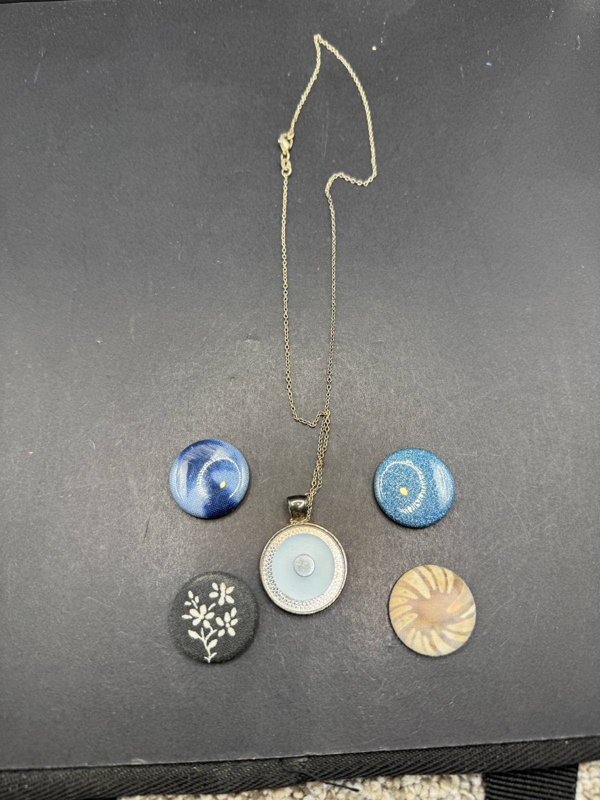 Vtg Sterling Silver 925 Interchangeable Magnetic … - image 1