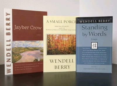Wendell Berry Lot - Jayner Crow A Small Porch Poems Standing by Words Essays 