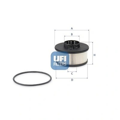 ORIGINAL  Ufi Kraftstofffilter passend für Opel CROSSLAND X / CROSSLAND COMBO