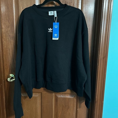 Adidas Cropped Oversized Sweatshirt Womens Size 3X NWT