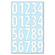 300 Pieces, 3" - Vinyl Stick on Numbers, Waterproof Number Stickers Labels - ...