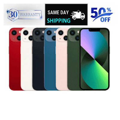 Apple iPhone 13 - 128GB/256GB, Fair Condition, Unlocked, Free