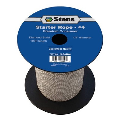 100'Diamond Braid Starter Rope / #4 Diamond 145-604