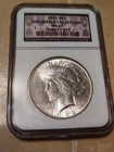 1922 $1 MS63 NGC Peace Silver Dollar - Fitzgerald Casino Collection U.S. Mint