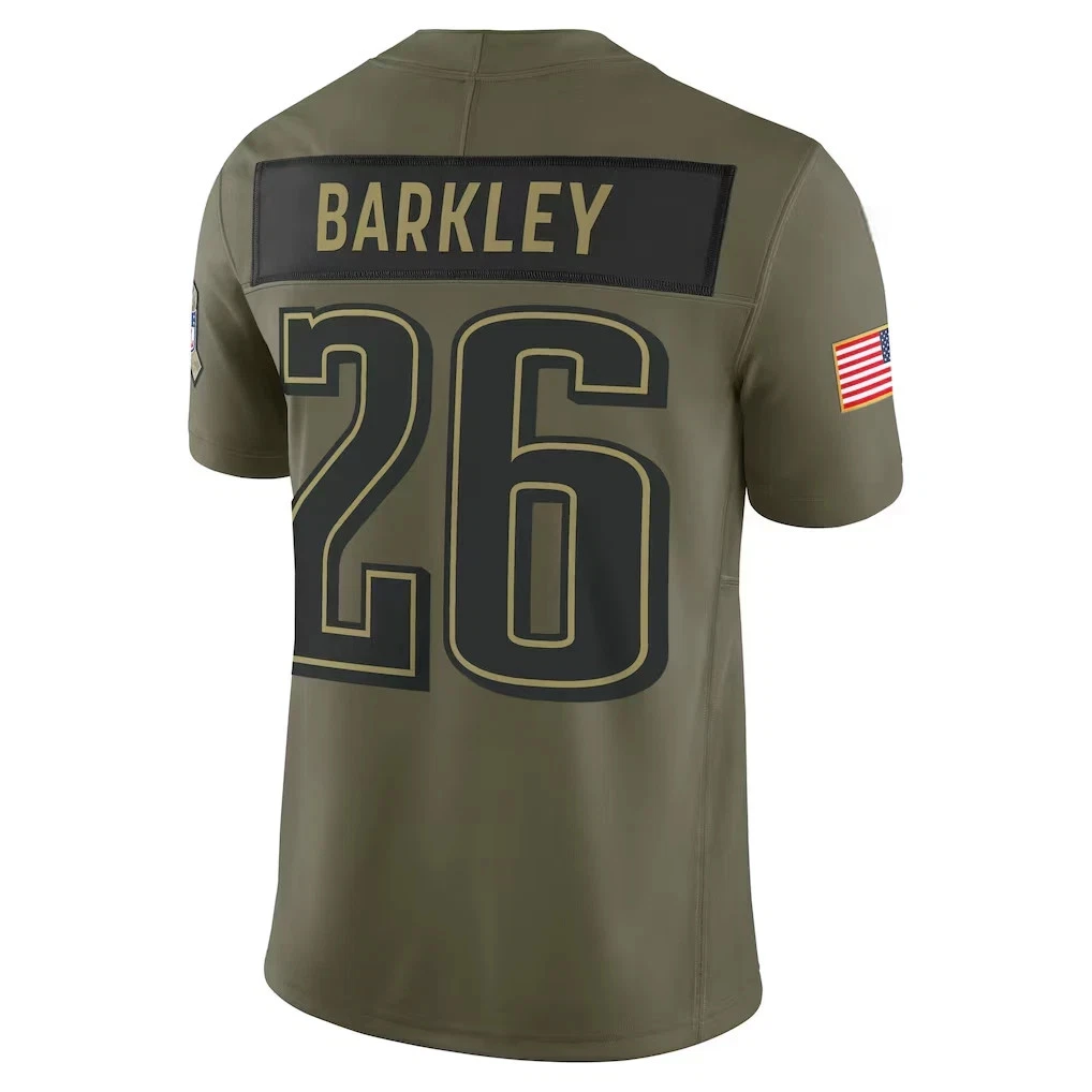 Philadelphia Eagles Olive 2025 Salute to Service Jersey