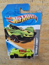 Hot Wheels Formula Street, Green; 2012 HW CODE Cars Series 12/22