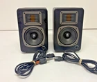 Emotiva Airmotiv 4 ASM4 Powered Bi-Amplified 2-Way 50-Watt Speakers Black GREAT