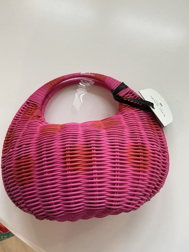 TWO NWT KATE SPADE TARGET X PINK RED POLKA DOT BAG AND CHARM BRACELET - Picture 4 of 11