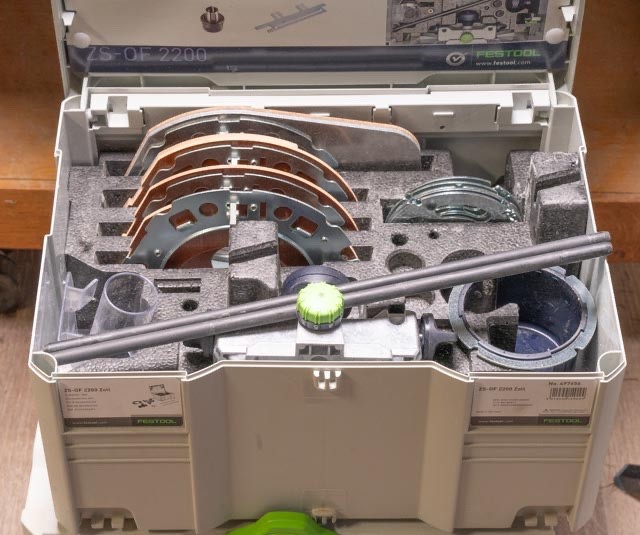 Festool  OF  2200 EB Plunge ROUTER with accessories