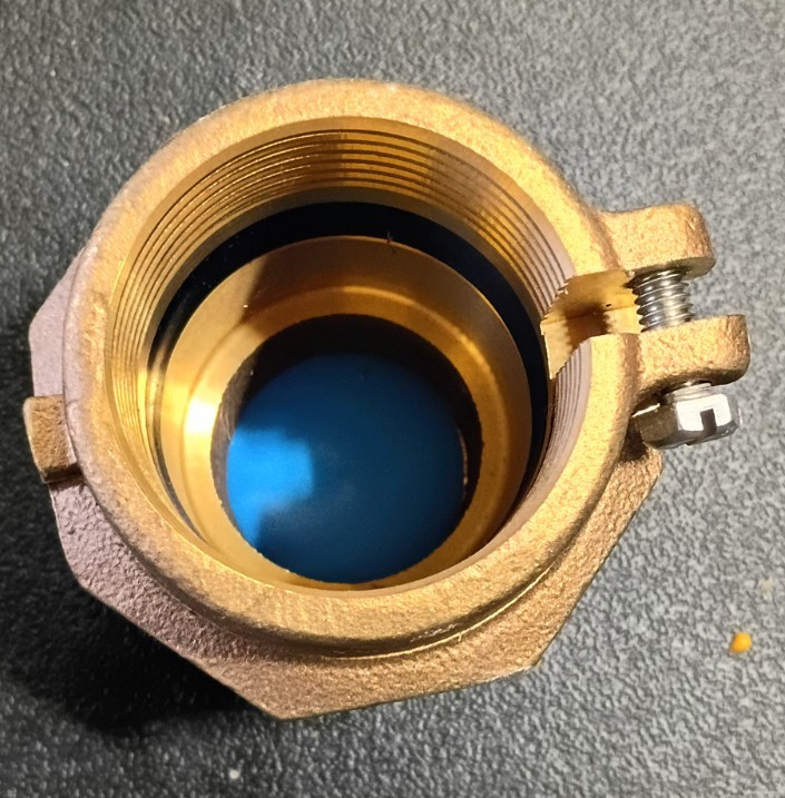 2 Inch PVC Brass Threaded Compression Fitting Adapter Mueller