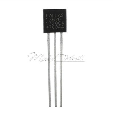 10Stks DS18B20 Digitaler Temperatursensor Temperaturfühler 1-wire TO-92 TE242 @